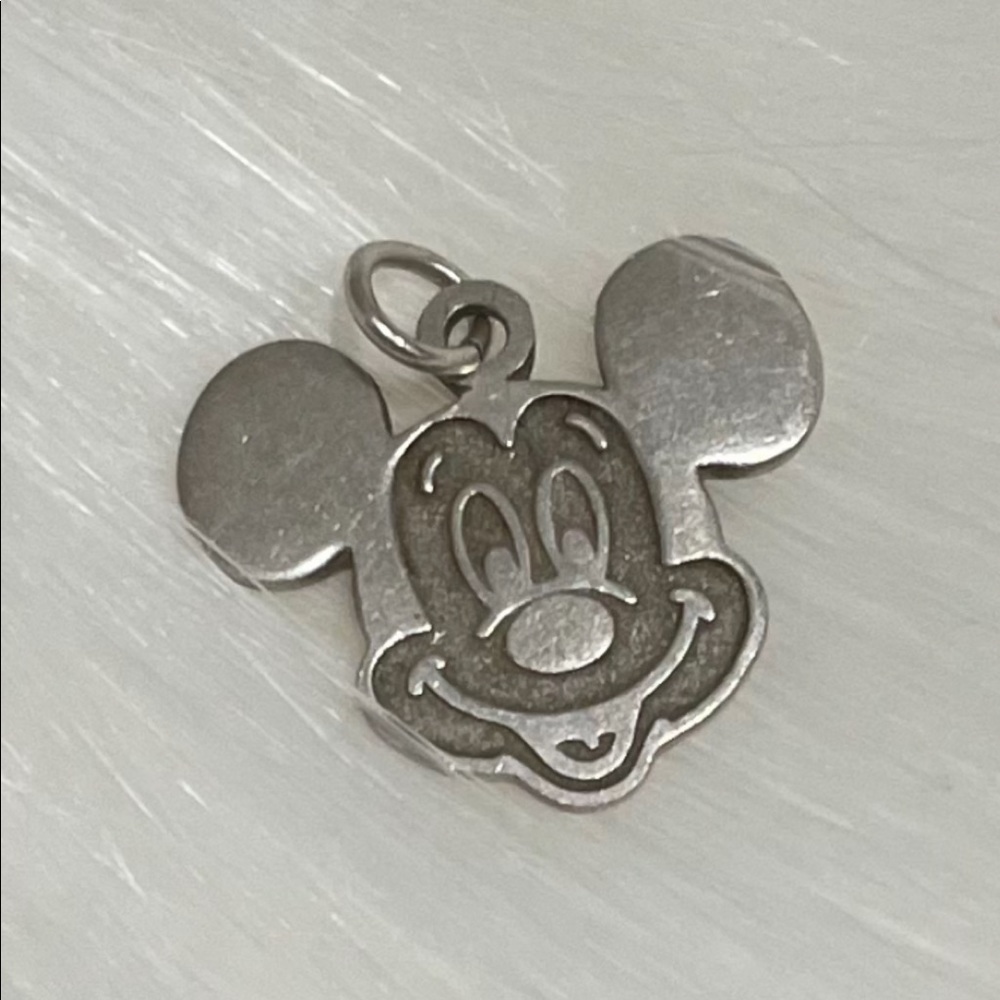 Disney Mickey Mouse Pendant Charm Necklace Silver Girl Boy Women Jewelry